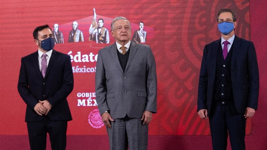 Arturo Reyes Sandoval (izq.) fue designado como nuevo director del IPN. Foto- Presidencia