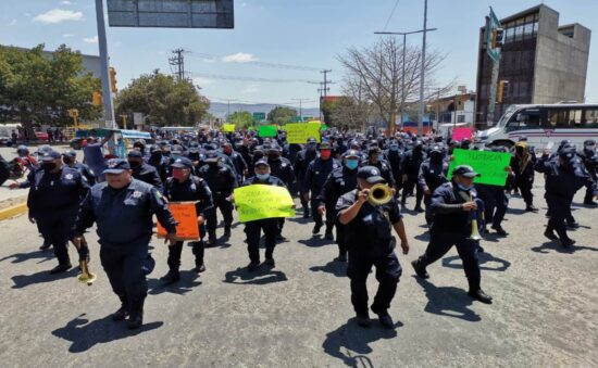 manifestacion_policias_oaxaca