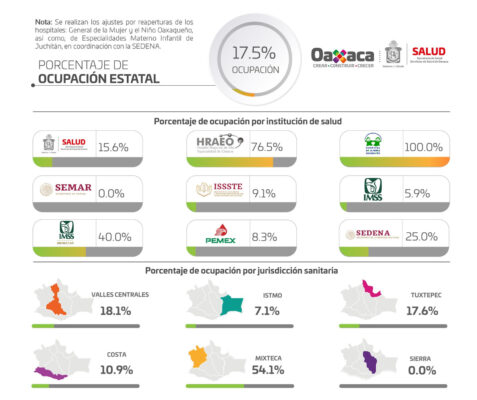 31 de diciembre 2021 Porcentaje de ocupación hospitalaria