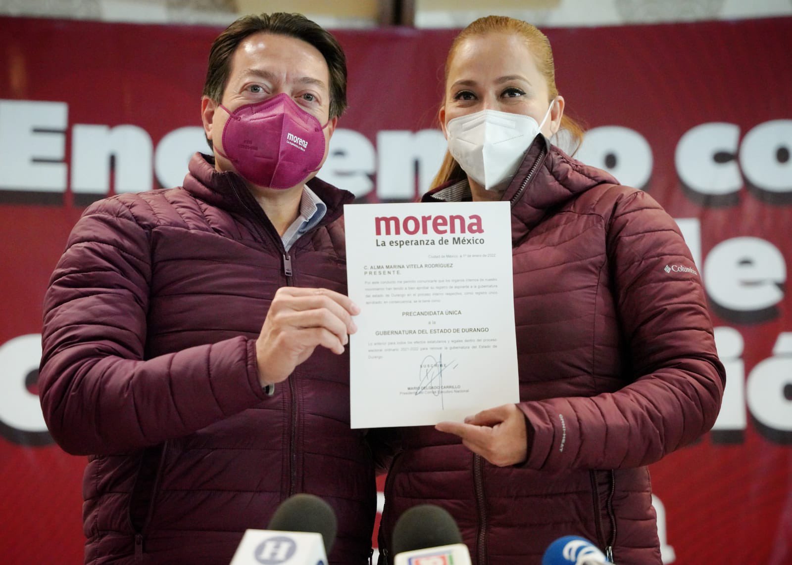 Marina Vitela, Mario Delgado