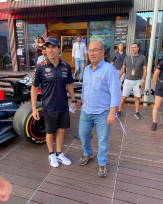 checo perez y felipe calderon
